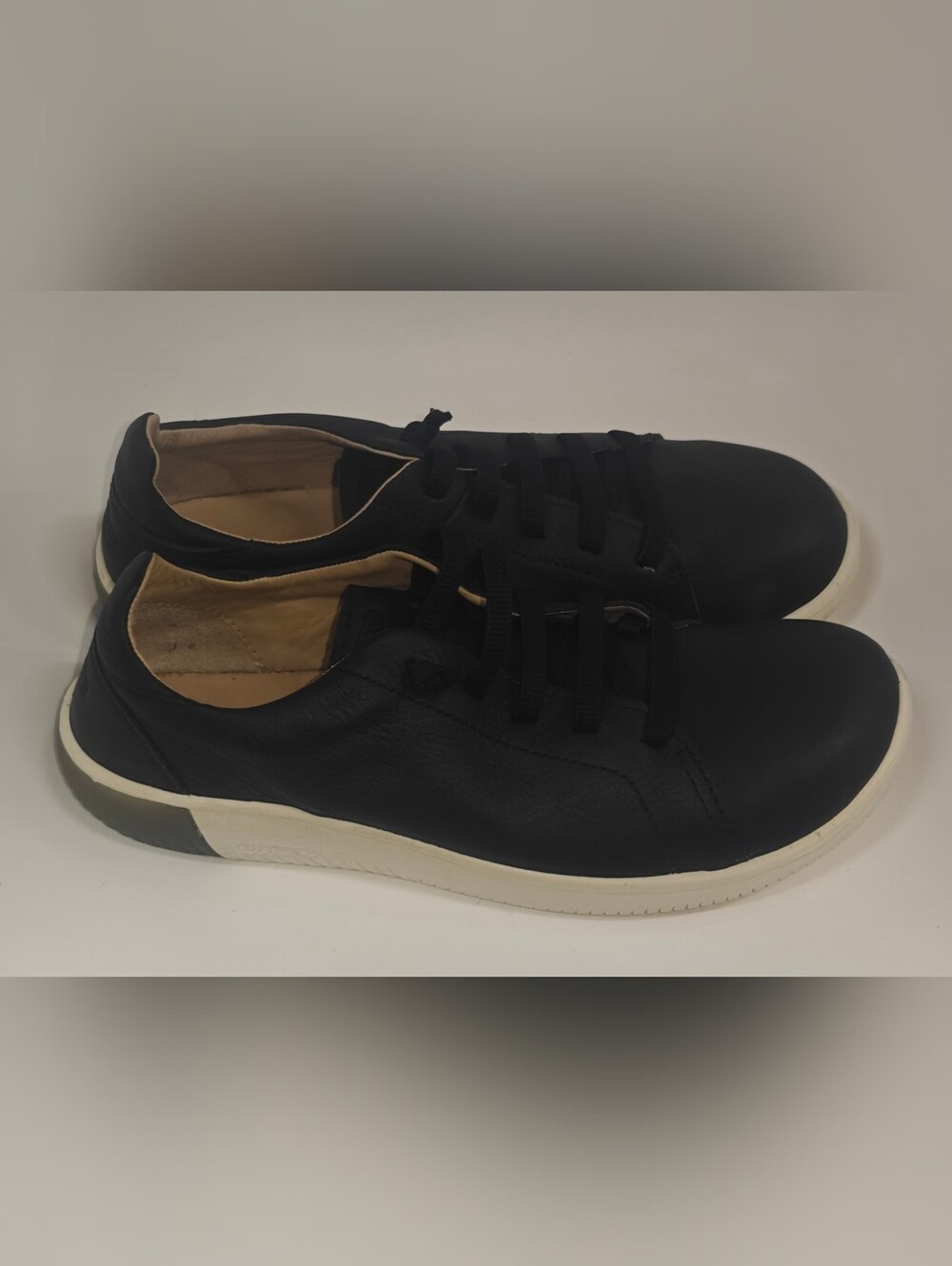 KEEN KNX Leather Sneakers Men’s 12 Black Casual Shoes